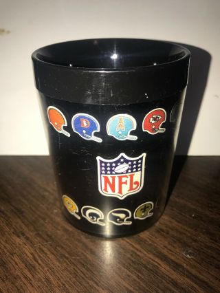 Vintage 1970 ' s NFL Old School Helmets Coffee Plastic Cup (Thermo - Serv,  USA) 2