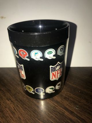 Vintage 1970 ' s NFL Old School Helmets Coffee Plastic Cup (Thermo - Serv,  USA) 3