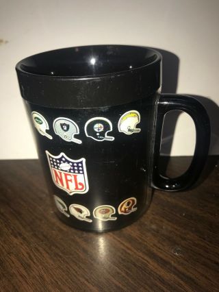 Vintage 1970 ' s NFL Old School Helmets Coffee Plastic Cup (Thermo - Serv,  USA) 4