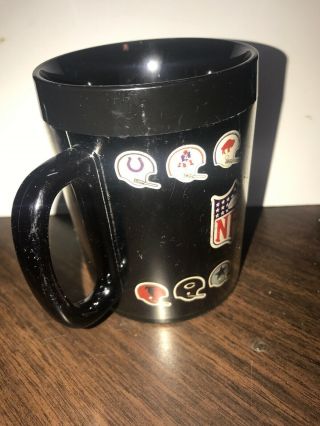 Vintage 1970 ' s NFL Old School Helmets Coffee Plastic Cup (Thermo - Serv,  USA) 5