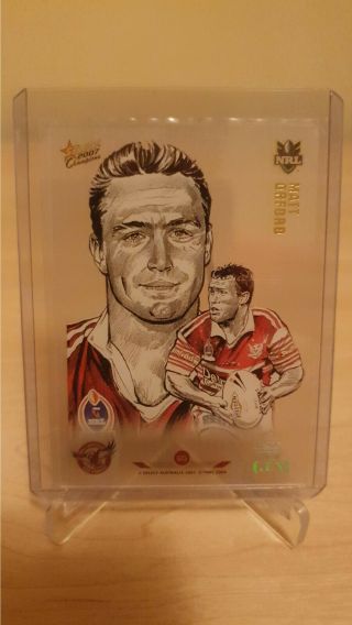2007 Select Champions Gc5 Matt Orford Gem Card Manly Sea Eagles