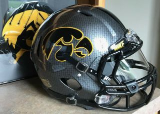 WOW 2017 Iowa Hawkeyes vs.  Ohio State Custom Made Alternate Football Helmet 2