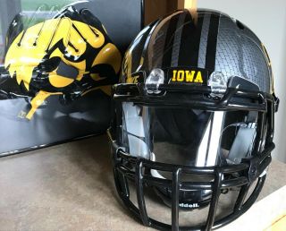 WOW 2017 Iowa Hawkeyes vs.  Ohio State Custom Made Alternate Football Helmet 3