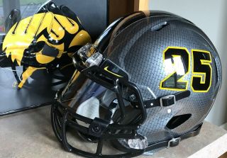 WOW 2017 Iowa Hawkeyes vs.  Ohio State Custom Made Alternate Football Helmet 4