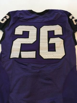 Game Worn Nike TCU Horned Frogs Football Jersey 26 Size 42 4