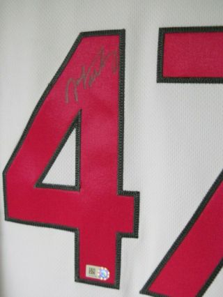 JOHN MABRY ST LOUIS CARDINALS GAME WORN / MOTHERS DAY JERSEY - SIGNED/AUTO 5