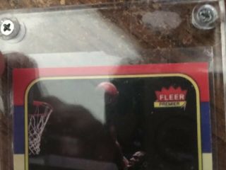 1986 - 87 Fleer Michael Jordan 57 Chicago Bulls RC 100 Authentic Fresh Pack Pull 3