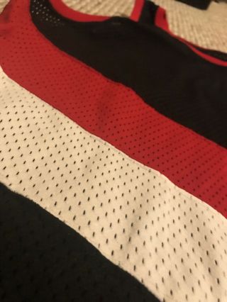 Portland Trailblazers Game Issued Champion Blank Jersey 44 Large Authentic Team 6