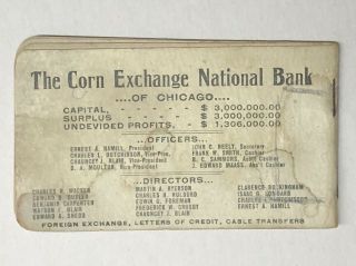CHICAGO CUBS 1907 NATIONAL LEAGUE POCKET SCHEDULE FRANK CHANCE WEST SIDE PARK 2