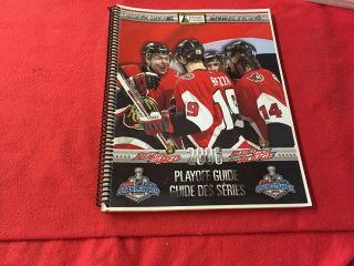 2005 - 06 Ottawa Senators Stanley Cup Playoff Hockey Media Guide