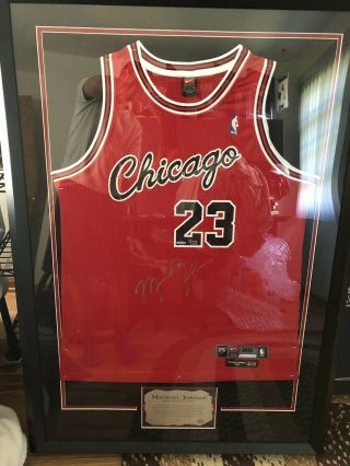 Michael Jordan Uda Upper Deck 1984 Signed Autograph Rookie Away Jersey 1/23 1/1