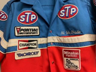 NASCAR AUTHENTIC CREW RACE - UNIFORM SHIRT/PANTS AL MCBRIDE/RICHARD PETTY STP (P) 2