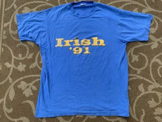 Vintage 1991 Notre Dame Shirt 2nd Year