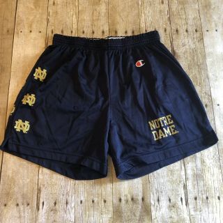 Vintage Notre Dame Fighting Irish Champion Athletic Gym Shorts - Men 