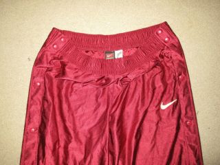 Nike Team Florida State Seminoles Fsu Tear Away Pants Red Xxl 2xl Nylon