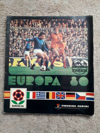 Panini Europa 80 Sticker Album - Complete And Previously Owned