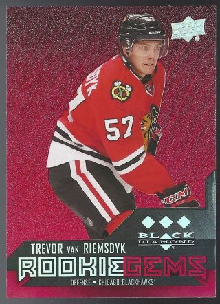 Trevor Van Riemsdyk Chicago Blackhawks Black Diamond Rookie Gems /150