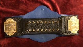 NWA WORLD TAG TEAM TITLE BELT RING WORN,  4 MM ZINC PLATES BEAUTY REAL DEAL 9