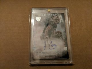 Amari Cooper 2015 Topps Inception Rookie Autograph Card