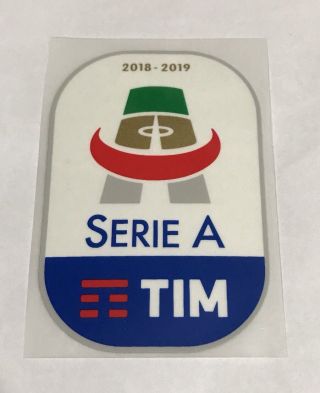 2018 - 2019 Italy League Serie A Soccer Heat Press Patch Football Jersey Badge