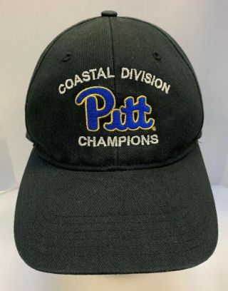 Pitt Panthers Acc Coastal Division Champions Baseball Cap Strapback Hat Men Osfa
