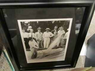 Ben Hogan Masters Signed Auto Golf Picture Augusta National Psa/dna