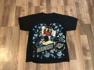 Tazmanian Devil Los Angeles Kings Vintage T - Shirt Xl 1993 Stanley Cup Finals Nhl