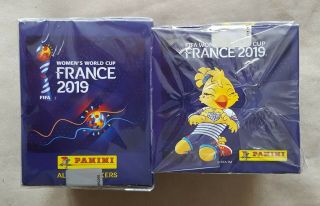 Panini France 2019 Womens Football World Cup Box Of 50 Packs 250 Stickers