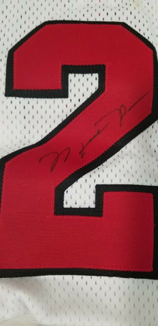 Michael Jordan Autographed White Chicago Bulls Jersey Uda Authenticated