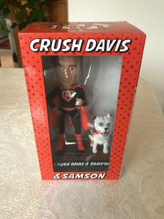 Baltimore Orioles 2016 Chris Crush Davis And Samson The Dog Sga Bobblehead Nib