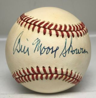 Bill Moose Skowron Single Signed Baseball Autographed Auto Jsa Yankees