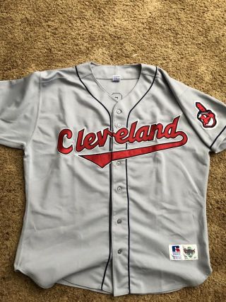 Jim Thome Authentic 1994 Cleveland Indians Road Game Model Jersey Size 52