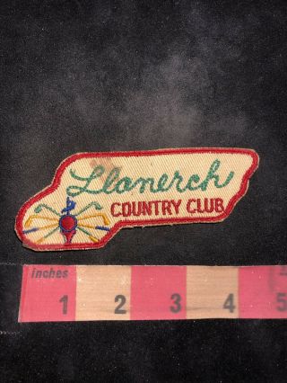 Vintage & As - Is (stain) Llanerch Country Club Golf Patch 88np