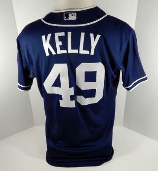 2013 San Diego Padres Casey Kelly 49 Game Issued Navy Jersey Sdp0017