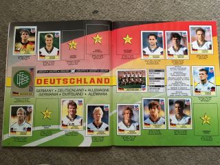 Panini World Cup sticker albums 1990,  1994,  1998 50 - 70 full 8