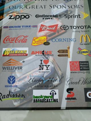 2012 Watkins Glen NASCAR HELUVA Offl Souvenir Prog in plastic and car 5