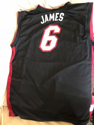 Lebron James Miami Heat Adidas Jersey Mens Size Xl
