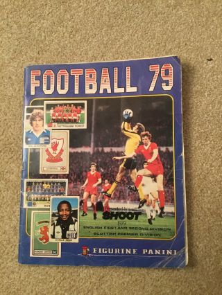 Complete Full Panini Football Sticker Album 1979 79