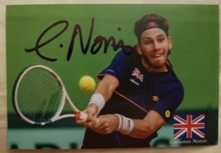 Cameron Norrie Signed Us Open Picture