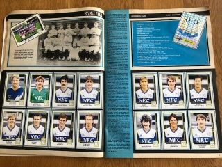 Panini Football 86 Sticker Album - 100 complete - 2