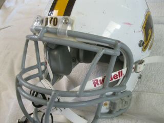 Riddell Full Size Wyoming Cowboys,  Mw,  Ncaa College Football Game Helmet