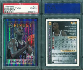 1995 Topps Finest 32 Shaquille O 
