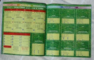 Panini France 98 World Cup Football Sticker Album - 30 Stickers Inside 2