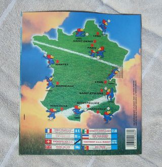 Panini France 98 World Cup Football Sticker Album - 30 Stickers Inside 4