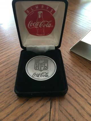 Kc Chiefs Coca - Cola Commerative Coin.  1995