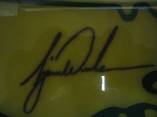 Tiger Woods Autographed Signed Masters Pin Flag Professionally Framed 26 