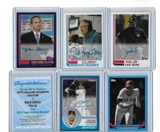 2019 Topps Archives Fan Favorites Auto Autograph Pat Hughes Broadcaster