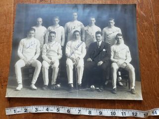 Harvard Crimson Fencing 1928 Vintage Autographed Team Photographs,  Felt Banners 2