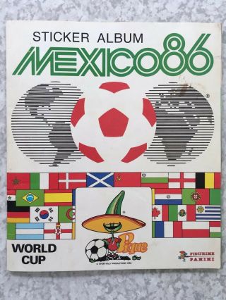 Panini Mexico 86 World Cup Sticker Album