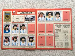 Panini Mexico 86 World Cup Sticker Album 5